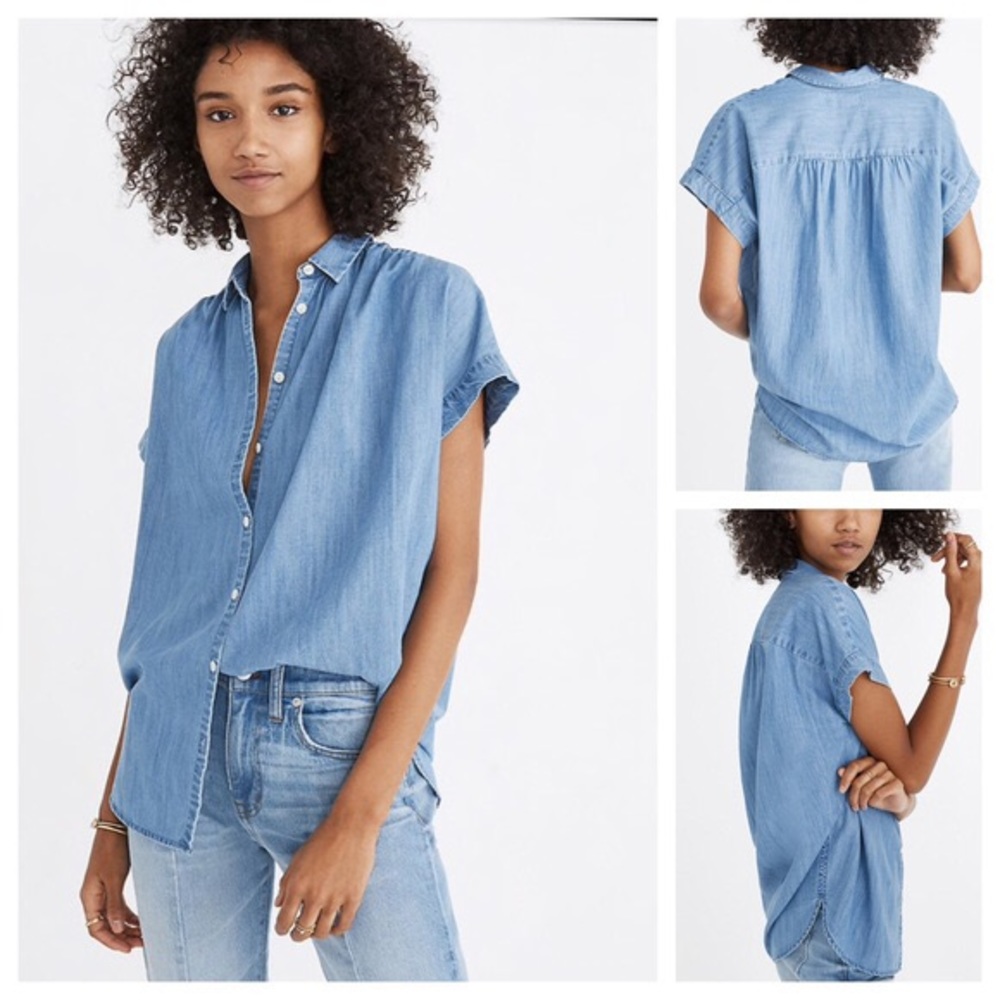 Madewell Central Shirt in Roberta indigo